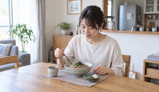 一杯のそばを、自分の手で完成させる時間