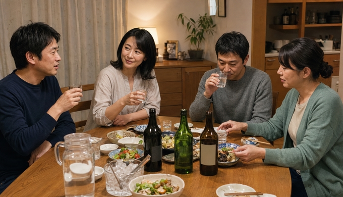 友人との家飲みで見つける、それぞれの好きな焼酎