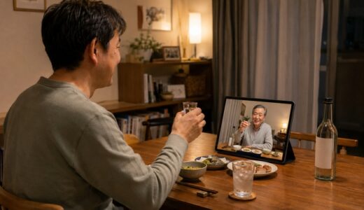 離れて暮らす家族と、同じ焼酎で週末に乾杯する