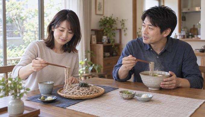 ざるそばと温かいそばを食べ比べて、自分の好きな食べ方を見つける
