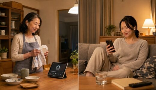 離れて暮らす親子で、同じ一冊を少しずつ聴く