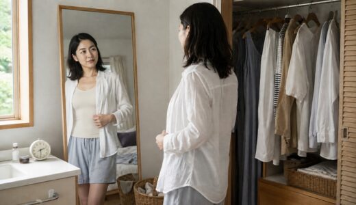 暑い朝は、ひんやりブラトップで身支度を軽やかに始める