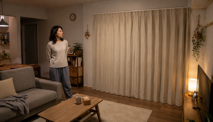 カーテンを掛け替えた夜、窓辺から始まる小さな模様替え