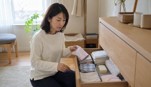 石けんをすぐ使わず、まずは引き出しで香りを楽しんでみる
