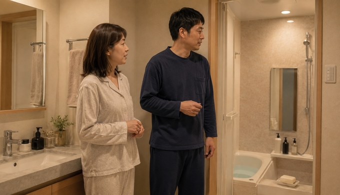 夫婦でひとつの「好きな香り」をお風呂に置いてみる