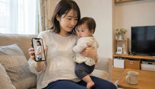 妊娠中と産後、同じブラウスで「わたしの変化」を写真に残してみる