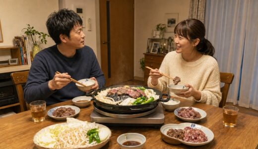 味付マトンと味付上マトン、二つを焼いて好みを比べる夜