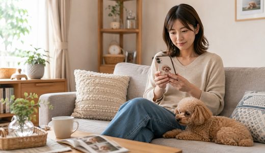 昔の写真を見返して、「スマホに残したい一枚」を選ぶ休日