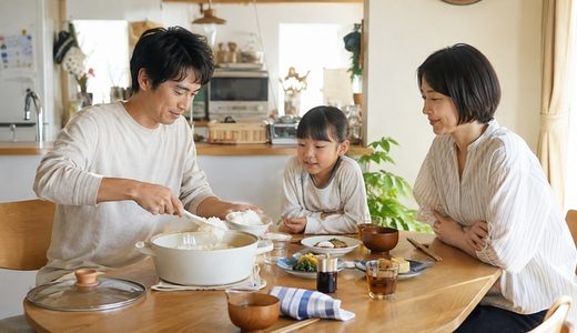 炊飯器を休ませて、休日は鍋で3合のご飯を炊いてみる