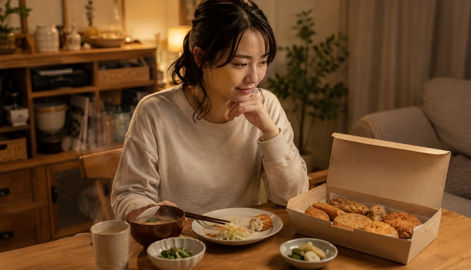 「精肉店のフライ、結局どれが好き？」を一箱かけて探してみる