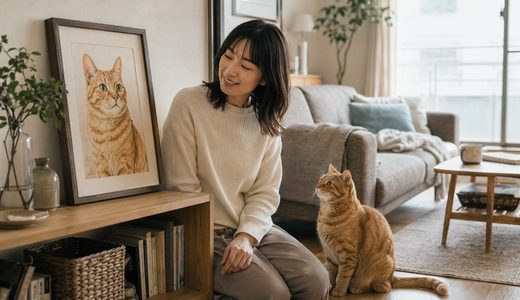 愛犬・愛猫の「うちの子らしい一枚」を作品にしてみる