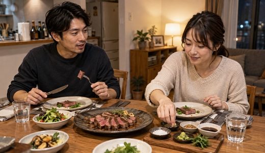 塩だけ、ソースあり。赤身ステーキの好きな食べ方を探す夜。