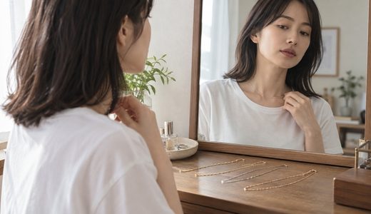 同じ白Tに5本合わせて、自分好みの「光り方」を見つける
